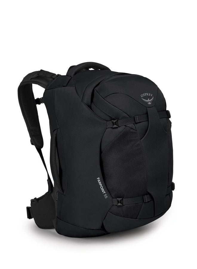 Osprey Farpoint 55 Black O/S Camping Backpack