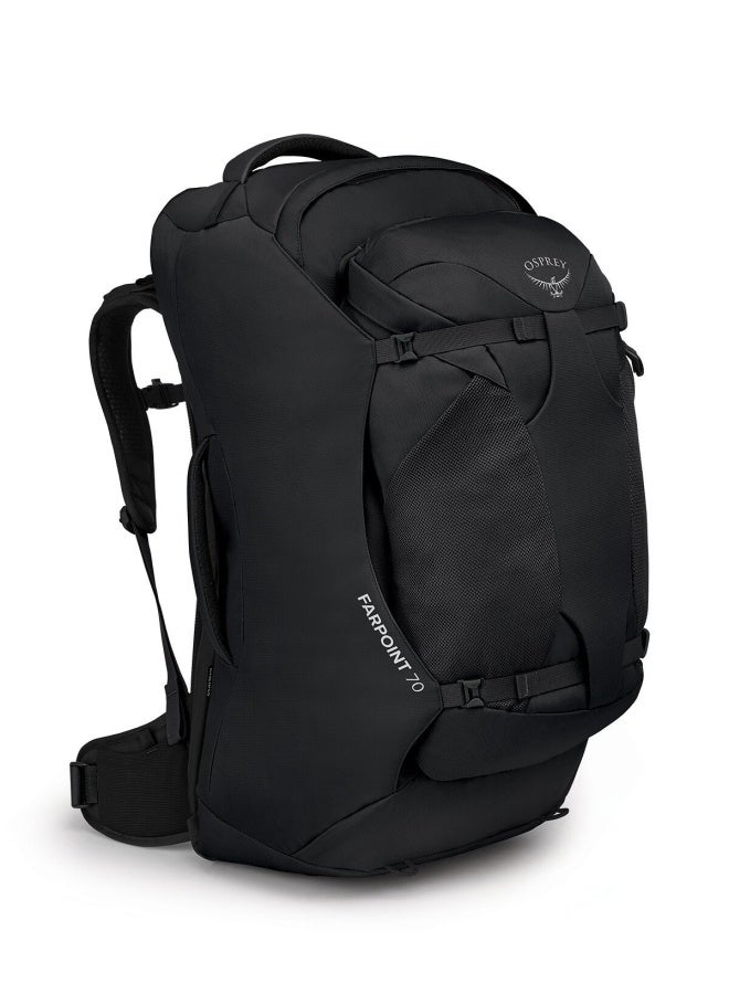 Osprey Farpoint 70 Black O/S Camping Backpack