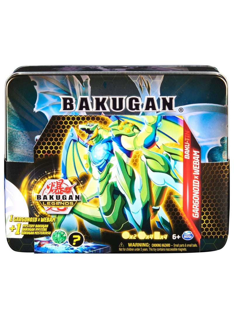 Baku-Tin, Metal Storage Box with Exclusive Fusion Gargonoid x Webam and Another Surprise Ball