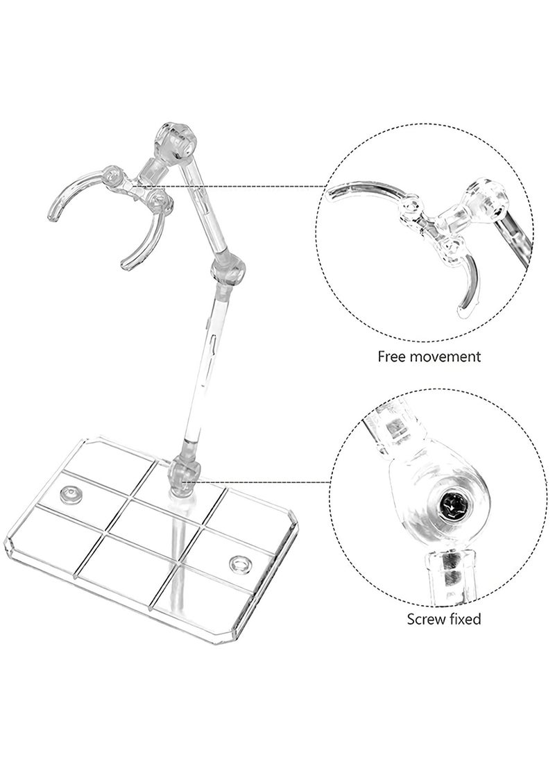 Sturdy Transparent Action Figure Display Stand Base for 6