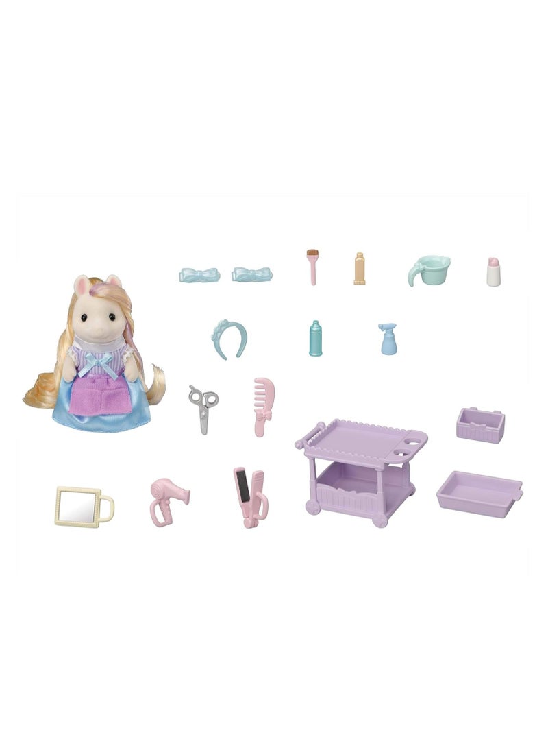 Sylvanian Families Pony's Stylish Hair Set