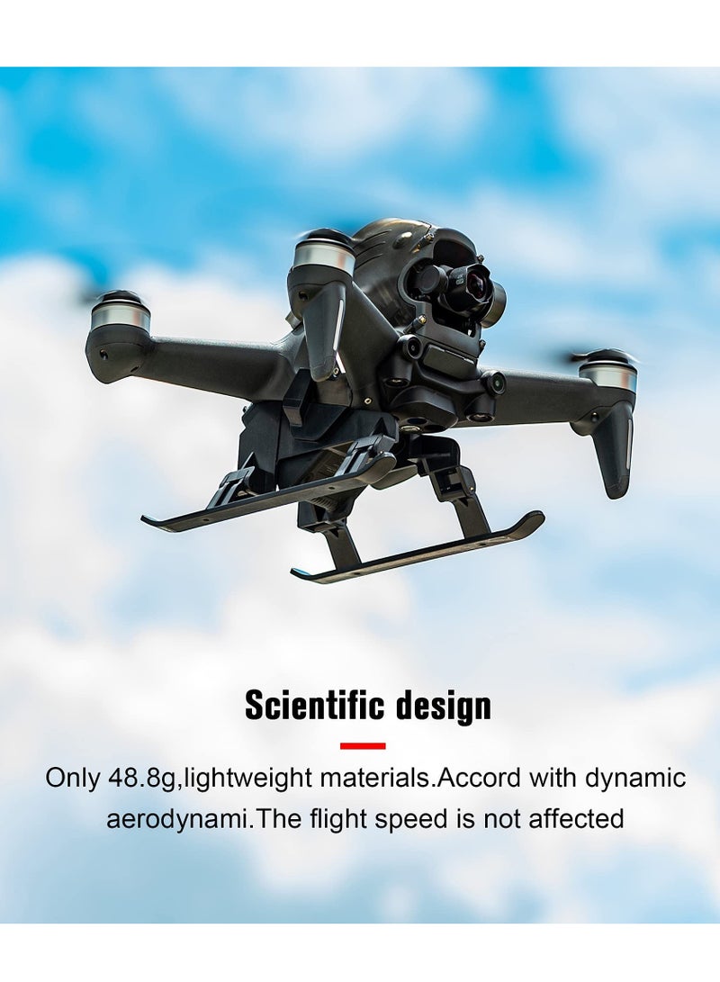 Landing Gear Leg for DJI FPV Drone, Foldable Height Extended Accessory with Control Sticks Storage Box, for DJI FPV Drone Combo Landing Legs Extension