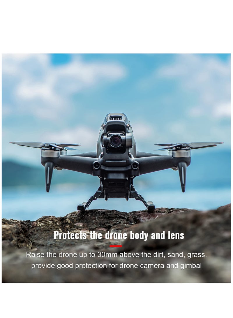 Landing Gear Leg for DJI FPV Drone, Foldable Height Extended Accessory with Control Sticks Storage Box, for DJI FPV Drone Combo Landing Legs Extension