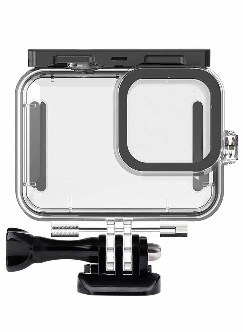 Waterproof Housing Case for GoPro Hero 9/10 (2021) - 45m Diving Protective Case with Mount & Thumbscrew for Ultimate Underwater Adventure.