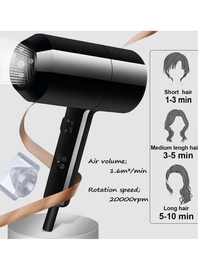 Wall-Mounted Professional Hair Dryer for Bathroom, Fast Drying with Smooth Finish, Includes Stand Rack, Massage Air Cushion Comb, Screws & 3M Adhesive (UK Compliant)