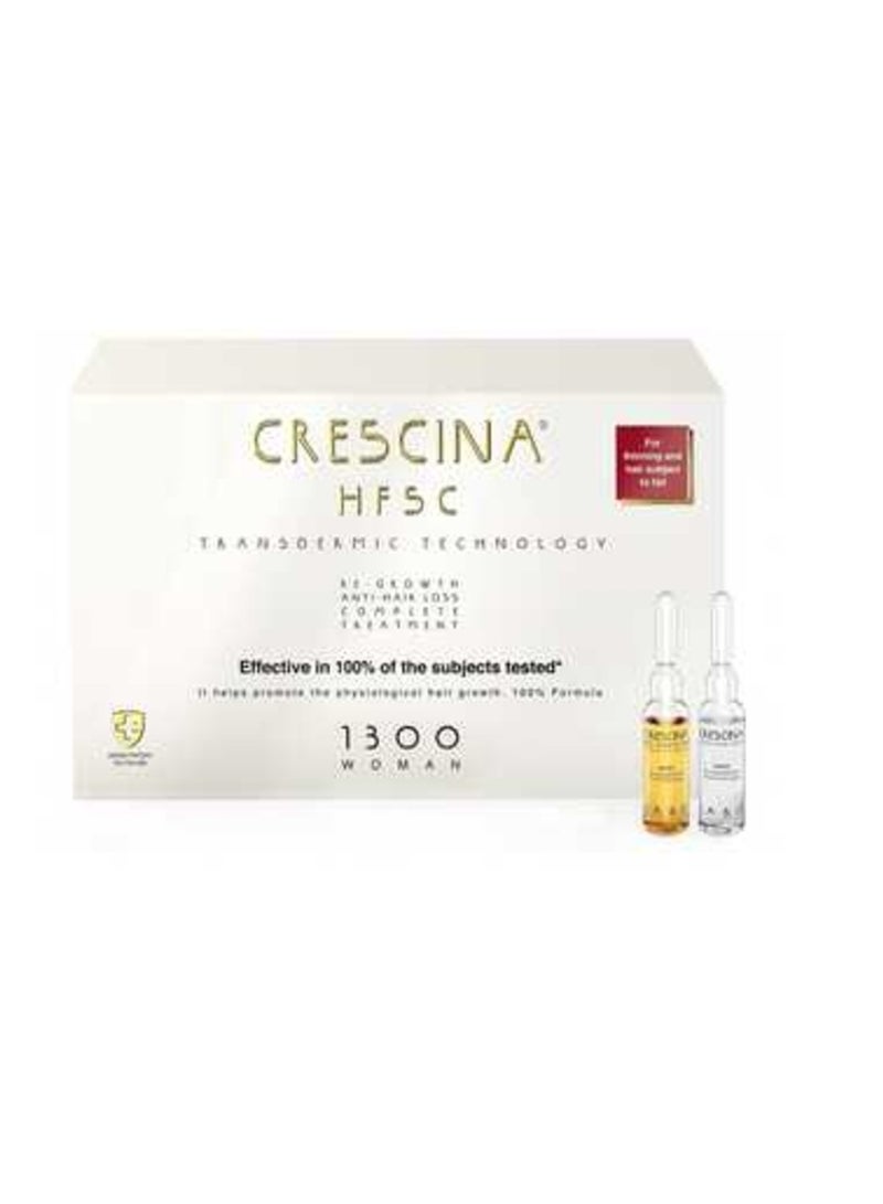 Crescina Hfsc 1300 Women Hair Complete Kit10+10, 3.5Ml