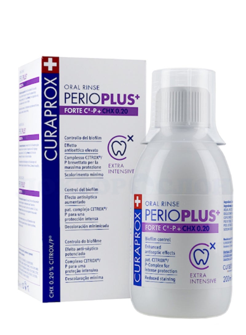 PERIOPLUS FORTE CHX 0.20 ORAL RINSE 200ML