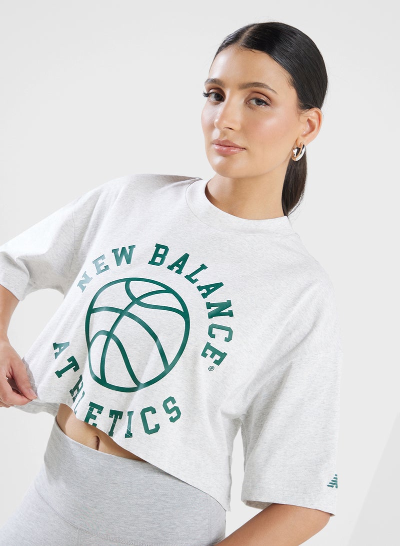 Athletic Hoop Graphic T-Shirt