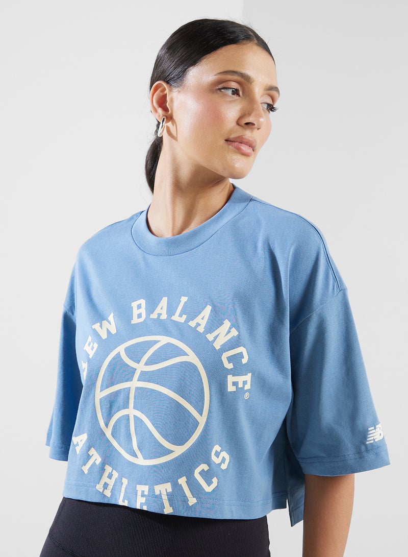 Athletic Hoop Graphic T-Shirt