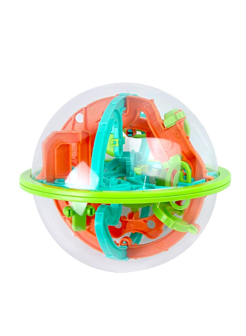 Maze Ball 3D Puzzle Games Intellect Ball with 100 Challenging Barriers 3D Educational Toys that can Develop Children's Brains 3D Puzzle Toys Magical Maze Ball Brain Teasers Puzzle Games (12cm/4.72'')