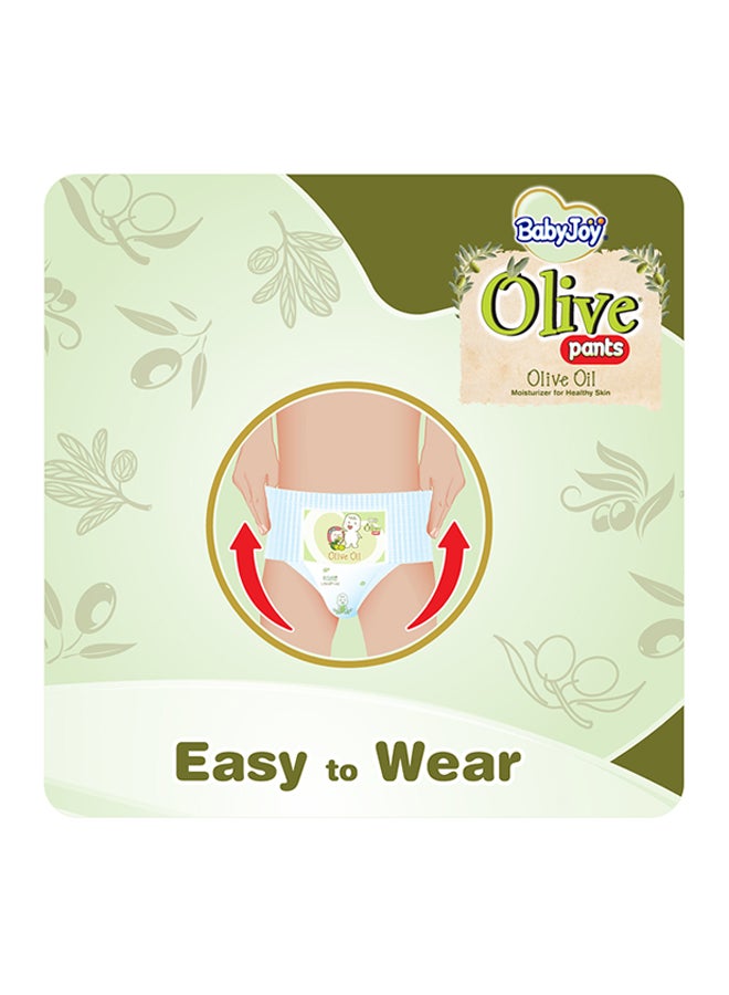 Olive Pants, Size 5 Junior, Mega Pack, 12-18 Kg, 40 Count