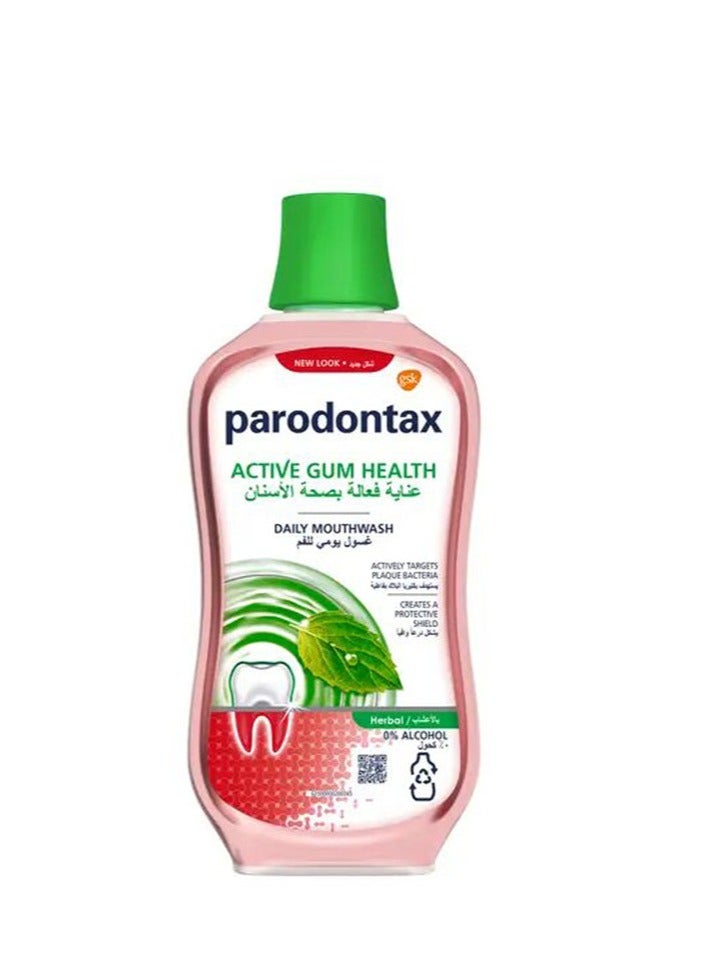 Parodontax M/Wash Daily Gum Care Herbal 500 Ml