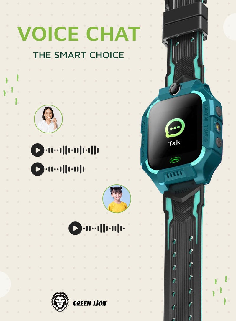 Smart Kids Watch Series 5 with GPS and Sim Card Slot and Two-Way Call and SOS Alarm and Location Blue