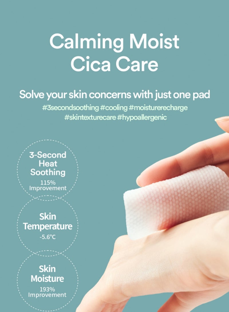 TOCOBO Cica Calming Aqua Pad - 60 Pads | Soothing & Hydrating | Cica-Infused Skincare | Calms and Refreshes Skin