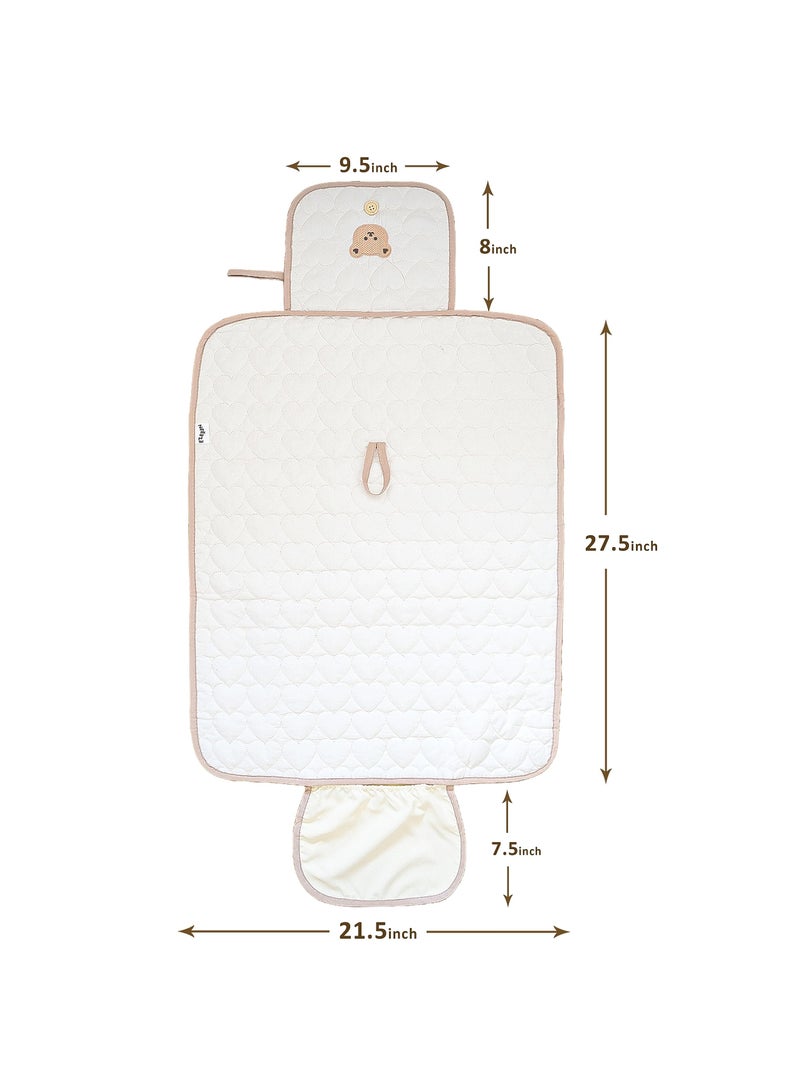 Portable Diaper Changing Pad for Travel, Water-Resistant Changing Mat for Diaper Bag, Essential Baby Travel Item, Must-Have Newborn Accessory, Convenient and Compact Design.