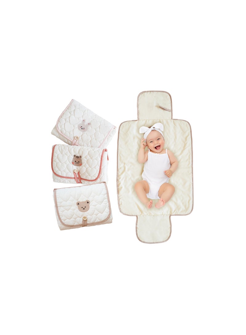 Portable Diaper Changing Pad for Travel, Water-Resistant Changing Mat for Diaper Bag, Essential Baby Travel Item, Must-Have Newborn Accessory, Convenient and Compact Design.