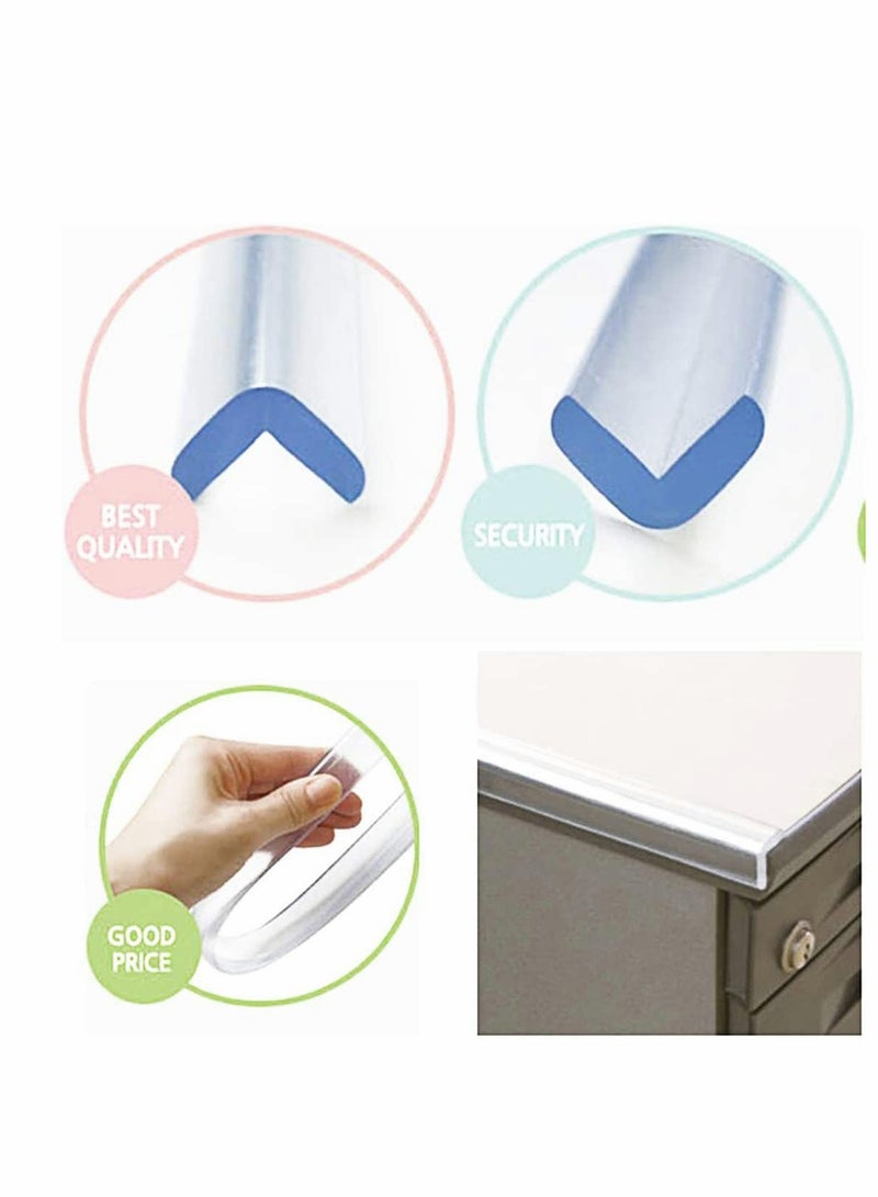 Baby Corner Protectors Guards & Edge Set, Table Corner Guards, Edge Protection for Baby Children, Transparent Table Edge Guard, Edge Protector for Table and Furniture