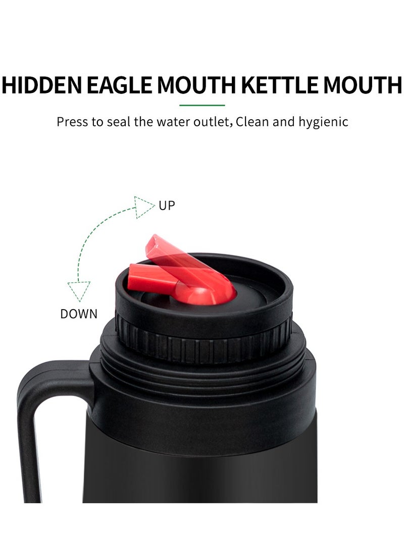 Yerba Mate Kit Including Mate Cup, 1000ml  Insulated Bottle, Tea Filter and Tea Shaver, Bombilla Straw, and Cleaning brush.