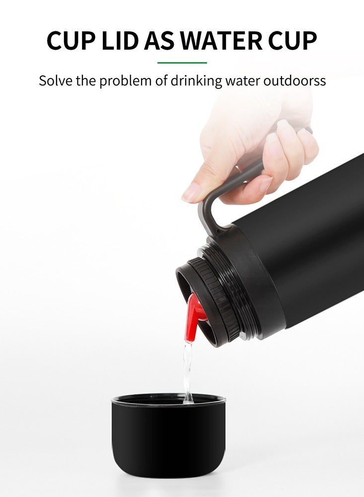 Yerba Mate Kit Including Mate Cup, 1000ml  Insulated Bottle, Tea Filter and Tea Shaver, Bombilla Straw, and Cleaning brush.