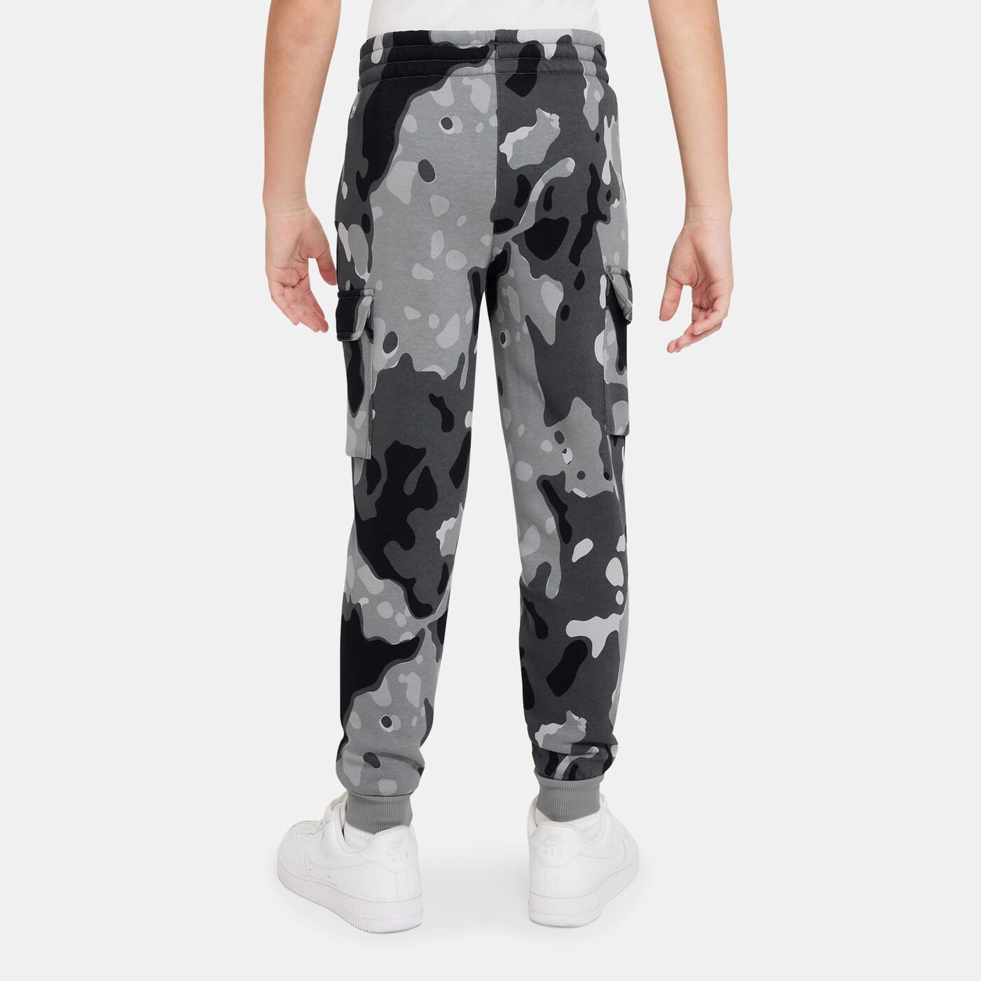 Kids' Sportswear Club Camo Cargo Pants