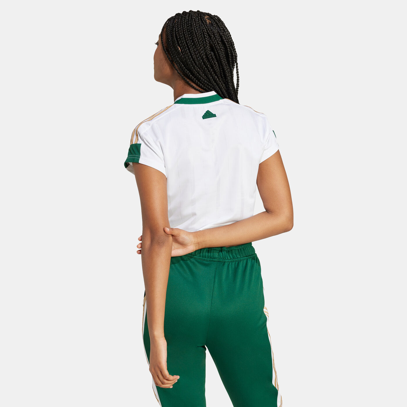 Women's Tiro Cut 3-Stripes Cropped Jersey