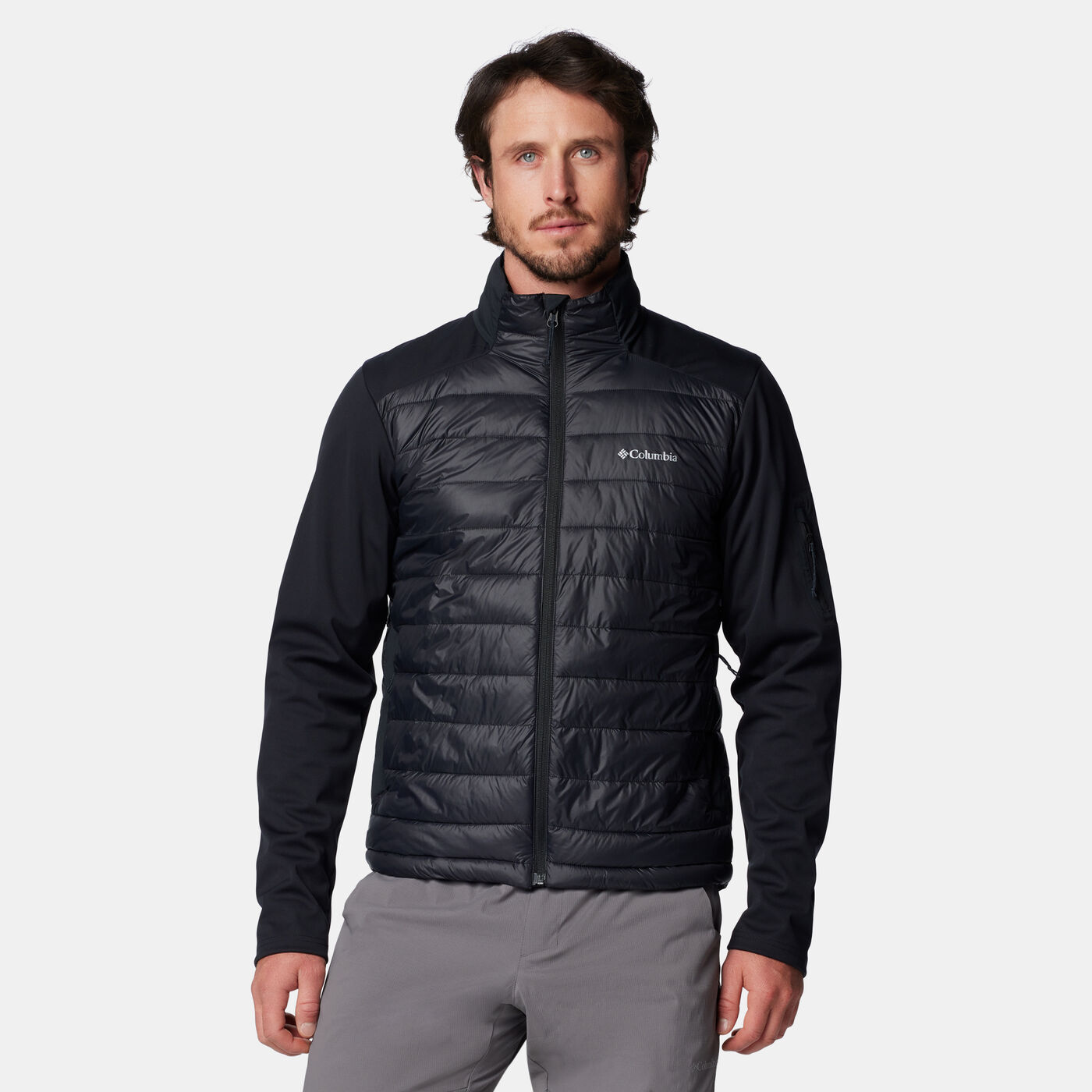 Men's Tech Hybrid Softshell Full-Zip Jacket