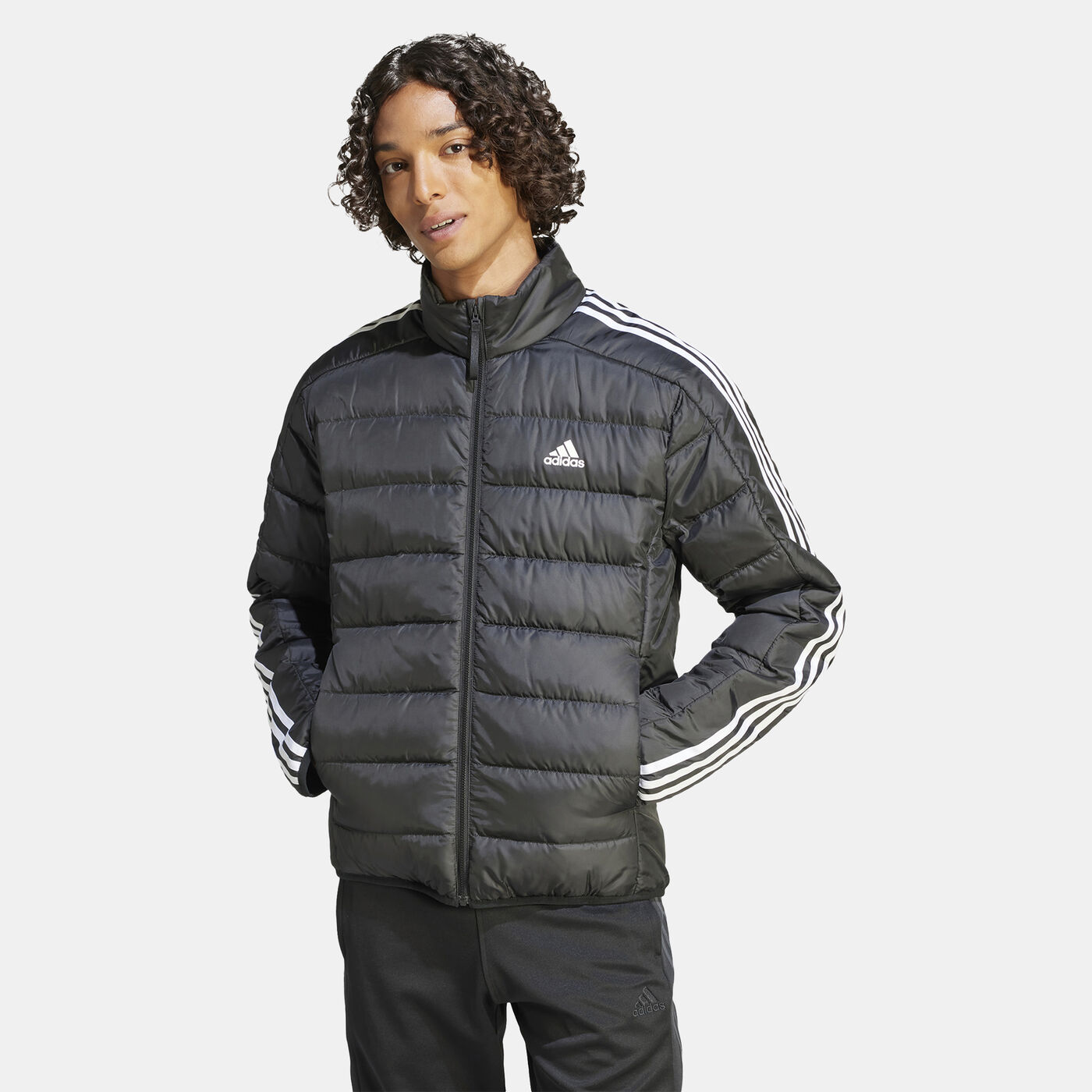 Men's Essentials 3-Stripes Light Down Jacket