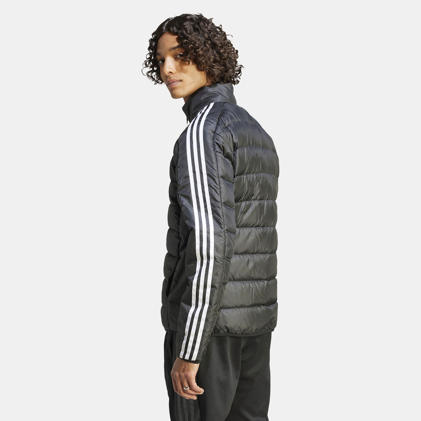 Men's Essentials 3-Stripes Light Down Jacket