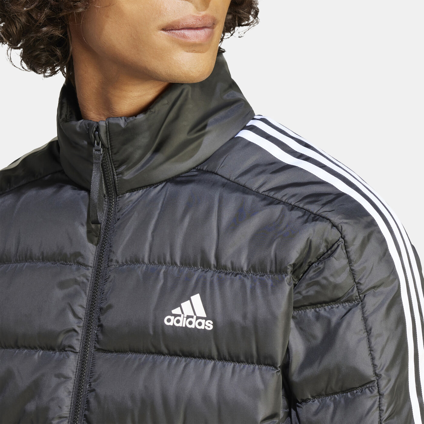 Men's Essentials 3-Stripes Light Down Jacket