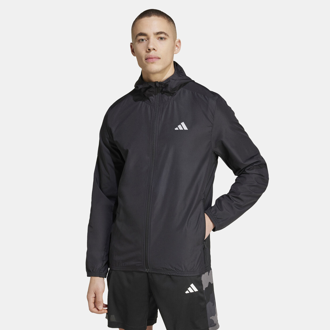 Men's Gym+ Training 3-Stripes Training Windbreaker Jacket