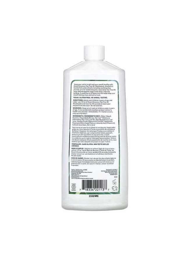 Tea Tree Oil Mouthwash Spearmint 16 fl oz 473 ml