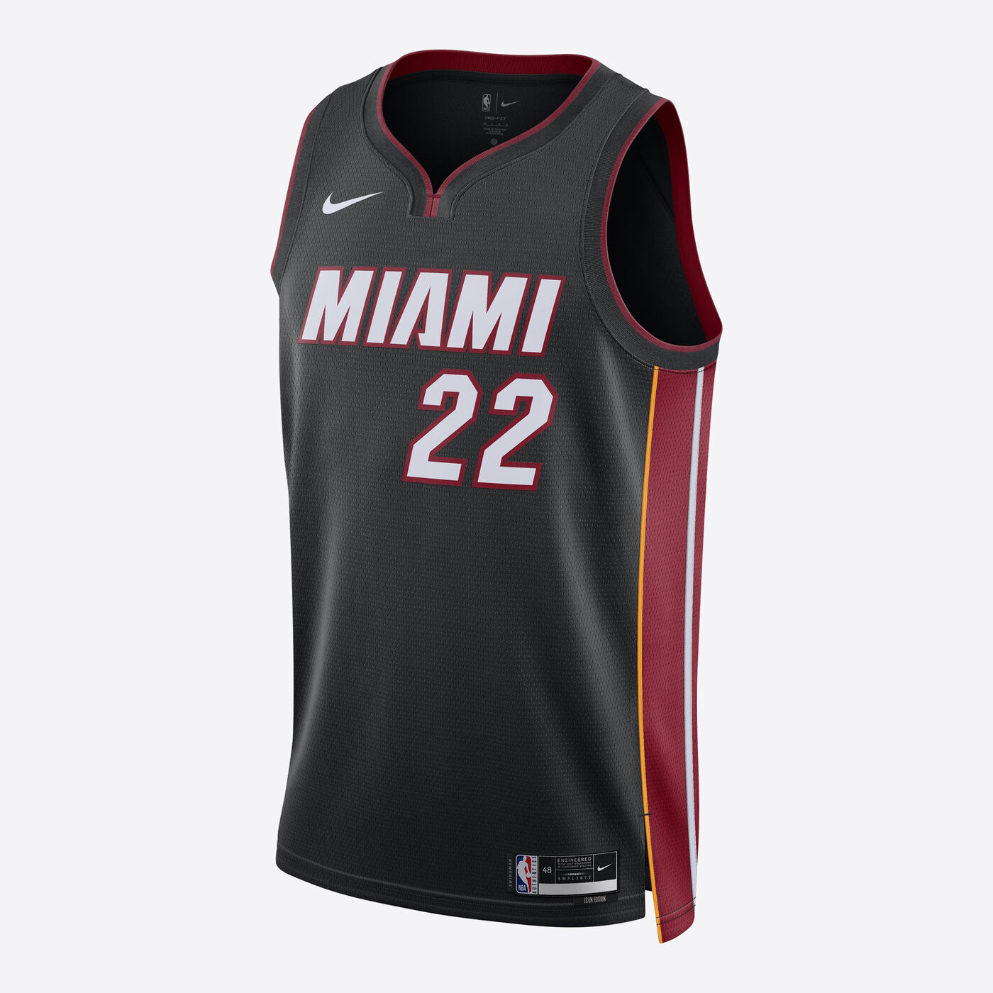 Men's 22/23 NBA Miami Heat Jimmy Butler Icon Edition Swingman Basketball Jersey