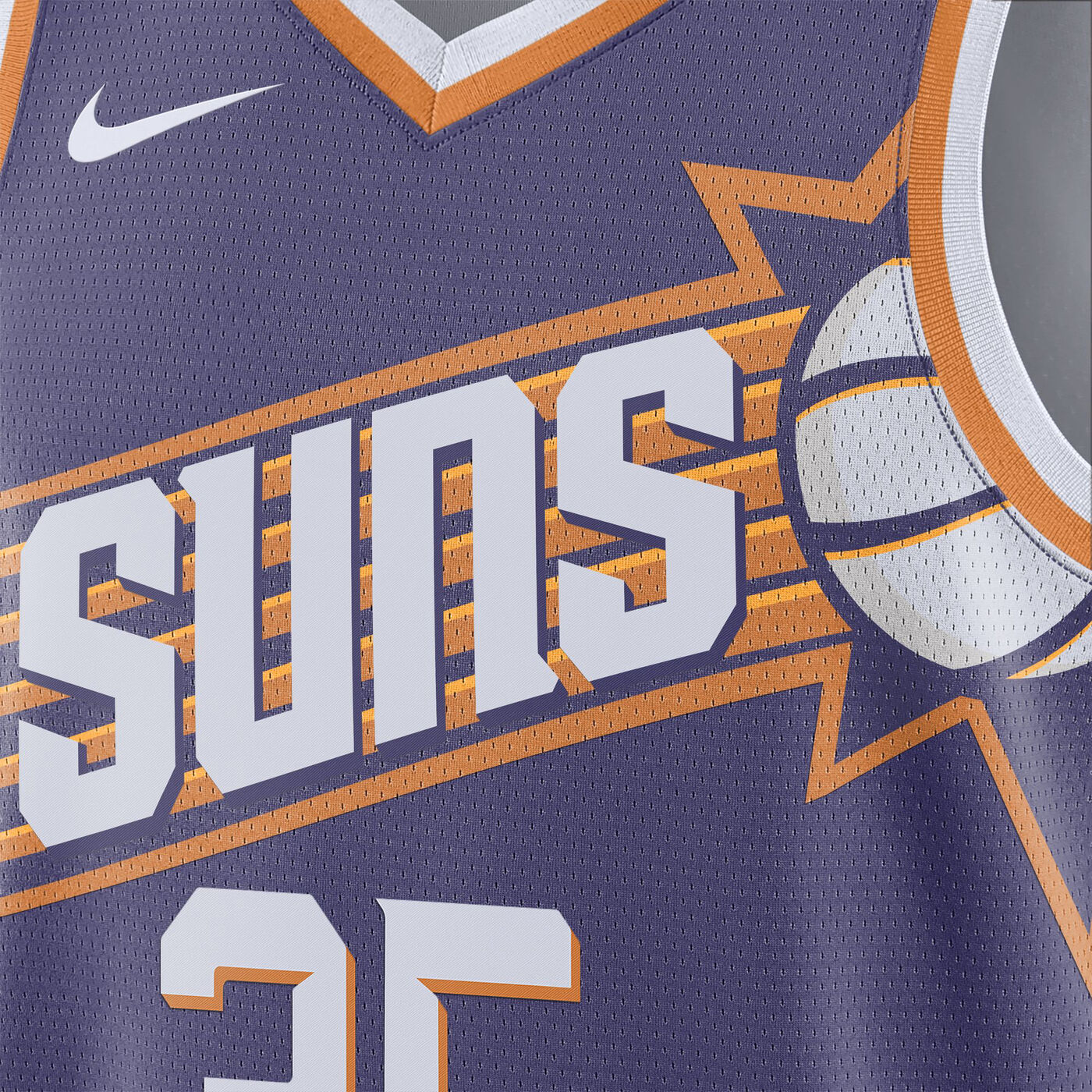 Men's 23/24 NBA Phoenix Suns Kevin Durant Icon Edition Swingman Basketball Jersey