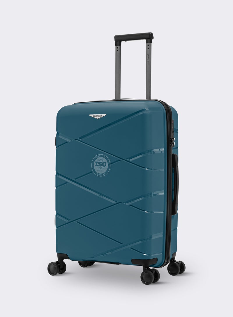 Travel with Ease and Confidence - Light Weight Stylish & Durable PP Trolley Luggage Set with TSA Lock- Blue