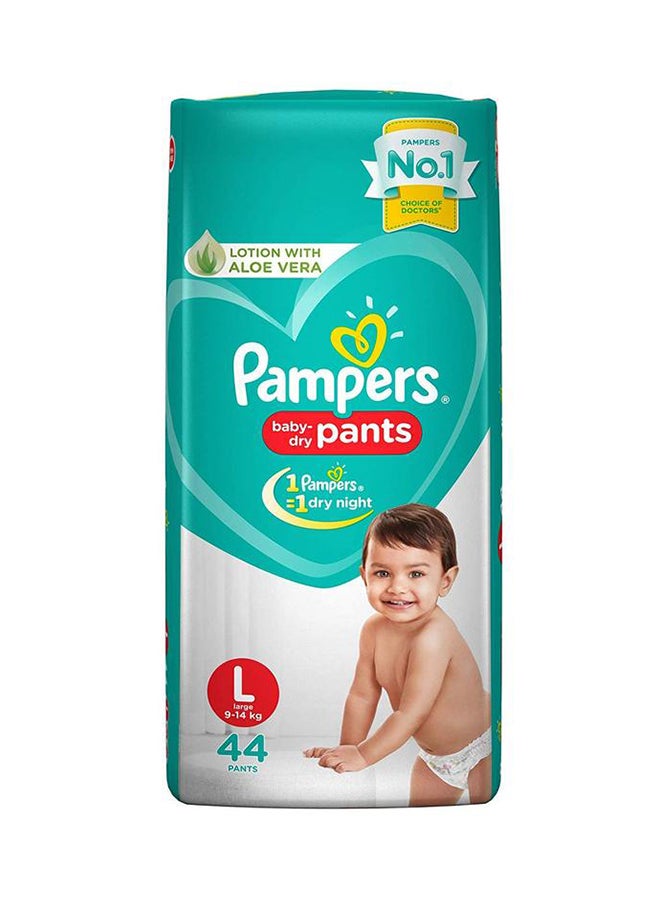 New Diapers Pants With Aloe Vera, Large, 44 Count