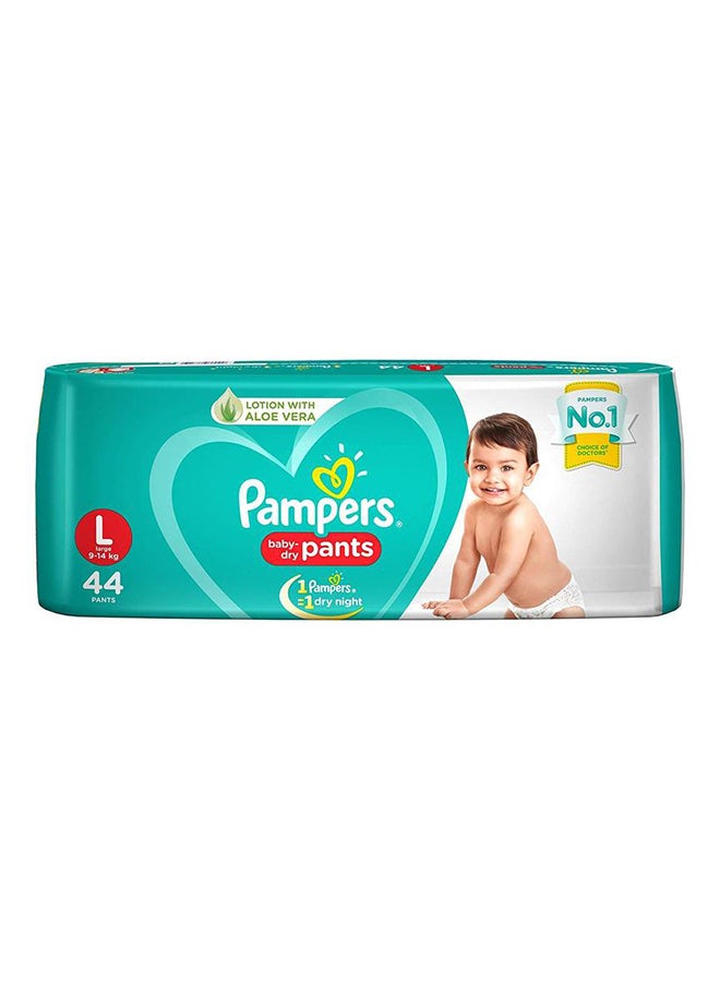 New Diapers Pants With Aloe Vera, Large, 44 Count