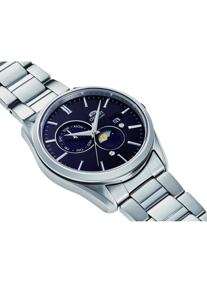 Automatic Sun & Moon Display Stainless Steel Men's Watch RA-AK0307B