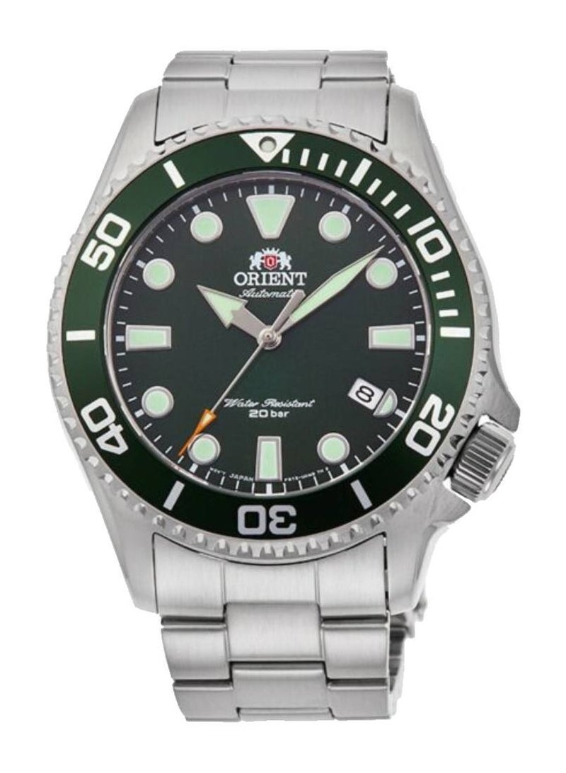 Automatic Green Dial Stainless Steel Men's Watch RA-AC0K02E