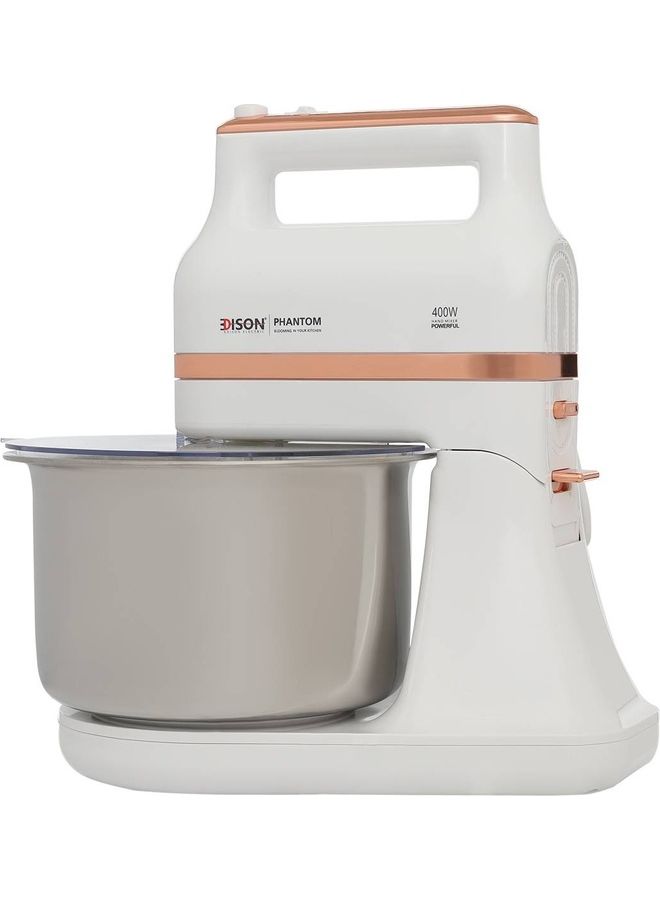 Stand Mixer Phantom 3.5 L 400.0 W CT-SM05 White/Gold