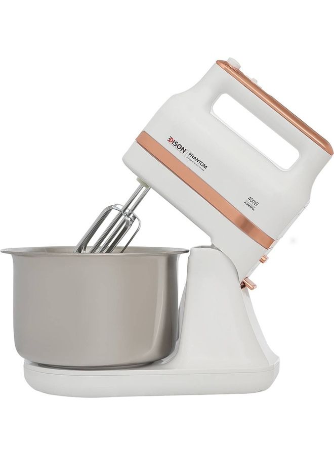 Stand Mixer Phantom 3.5 L 400.0 W CT-SM05 White/Gold