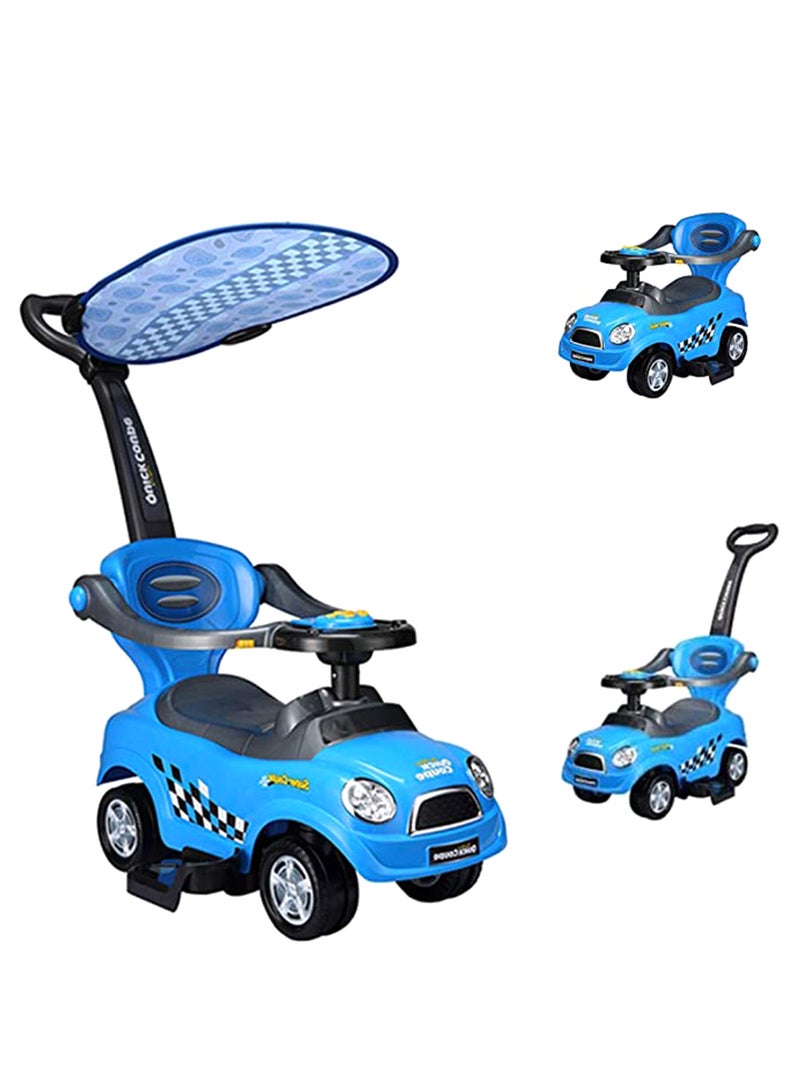 3-In-1 Push Activity Ride On Car 43.5 x 84.7cm