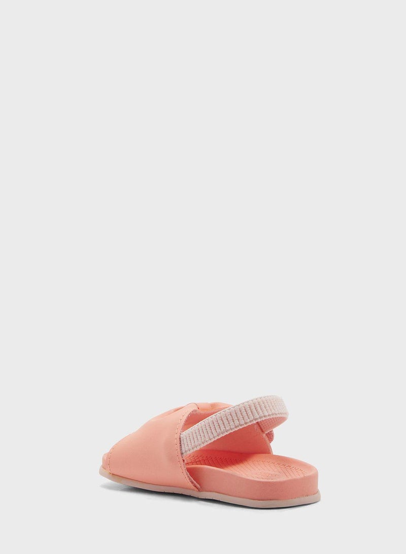 Kids Bow Slip On Sandals