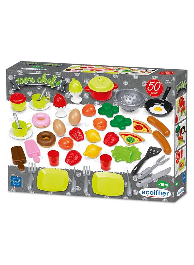 ECOIFFIER - 50 PIECES COOKING SET