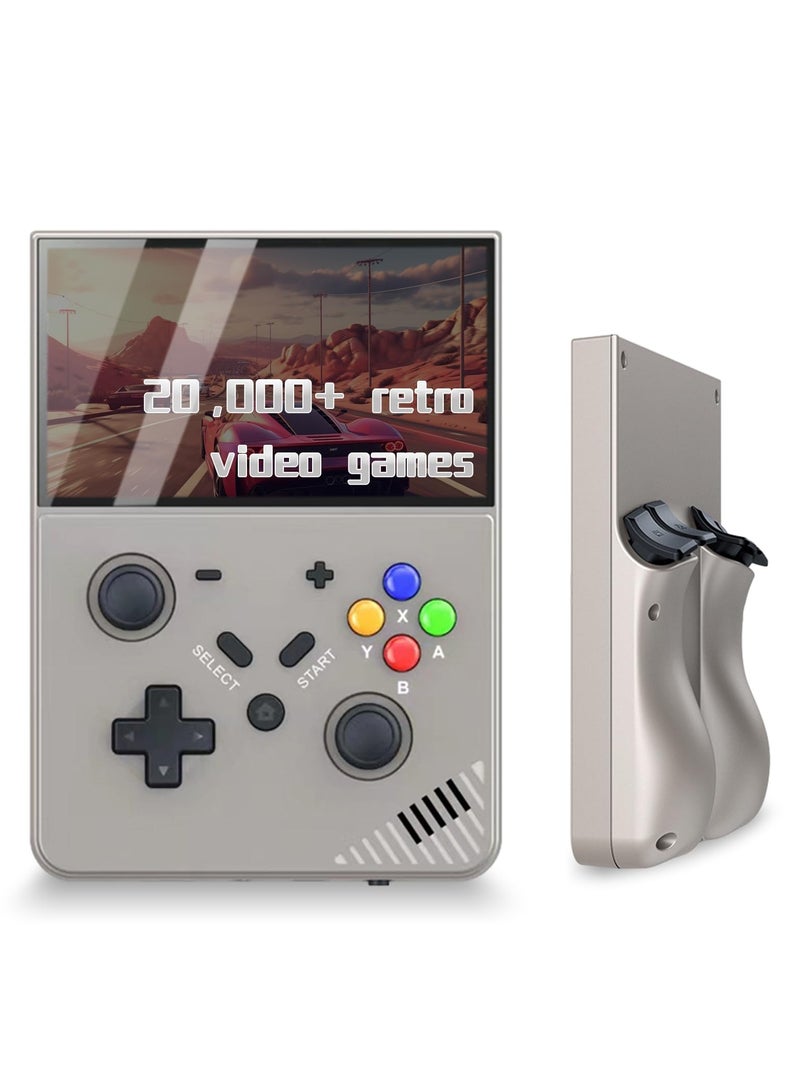 SYOSI Handheld Game Console, Retro Video Game Player, 4.3 Inch IPS Screen, Linux OS, Built-in 64G TF Card, Built-in 20,000+ Classic Games, Retro Handheld Game Console with 25 Classic Simulators