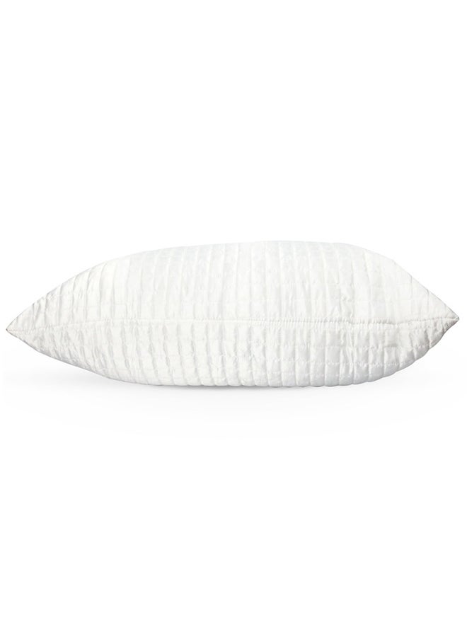 Hotel Linen Klub Anti Microbial Box Quilted Pillow 1pc - Outer Cover : 160TC 100% Cotton with Antimicrobial Treatment  Filling:  700 grams Soft Fiber  Size: 50 x 75 cm