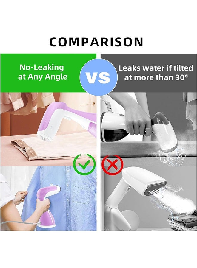 Handheld Garment Steamer Iron for Clothes, 1500W Fast Heat Up, Portable Travel Clothing Steamer Fabric Wrinkles Remover, Strong Steam, 300ml Large Detachable Water Tank