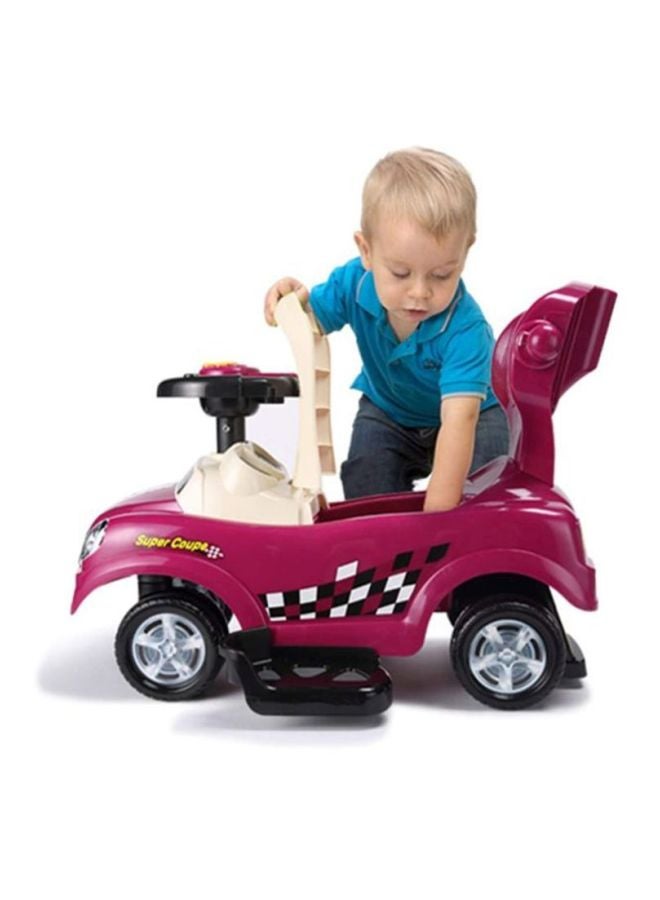 3-In-1 Activity Ride On Car With Push Walker 84x43x84cm