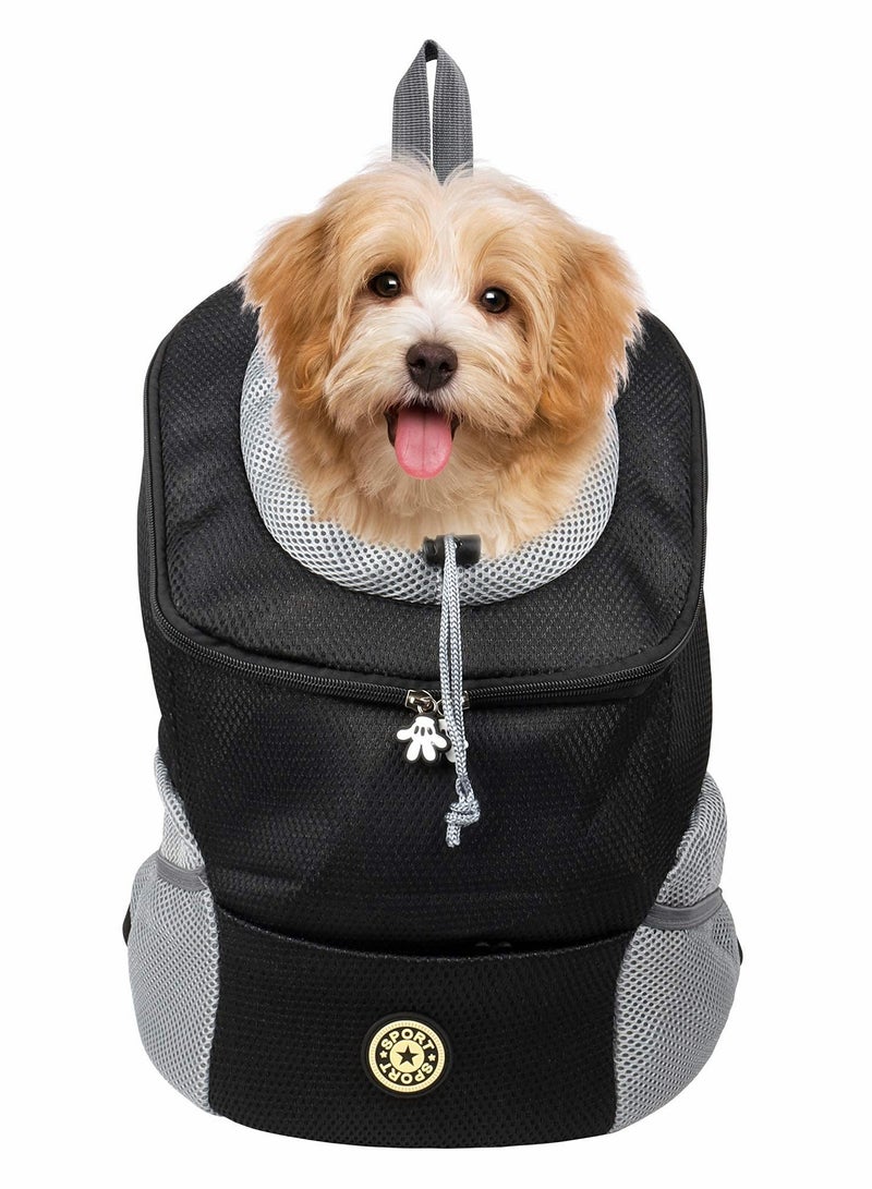 Breathable Pet Carrier Backpack for Dogs and Cats, Comfortable Double Shoulder Design