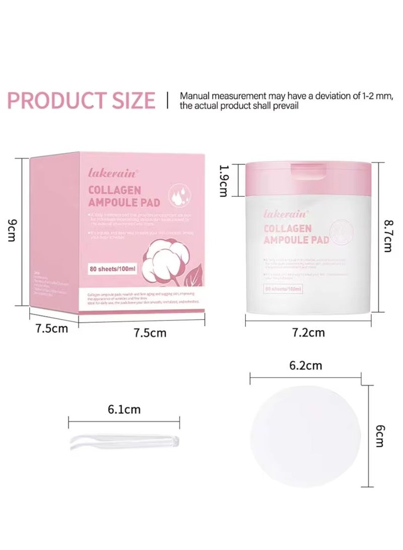 80Pcs 100ml Madecassoside Blemish Pad Madecassoside Pads Calm Reduce Blemishes Dark Spots on Uneven Post Ecnec Skin Daily Use for Improve Skin Texture and Tone Reduce Roughness Pads 02