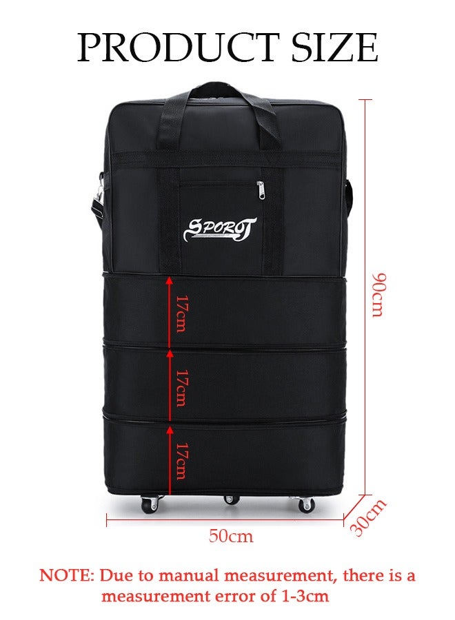 Expandable Foldable Luggage Bag Suitcase Collapsible Rolling Travel Luggage Bag Duffel Bag for Men and Women Lightweight Suitcases
